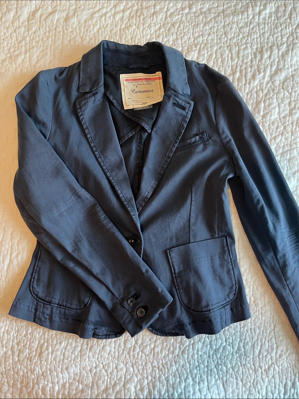 Cartonnier Dark Navy Tailored Blazer